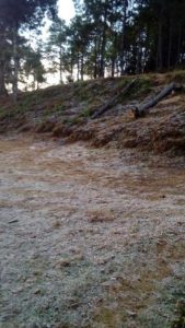 La masa de aire frío que impulsó al Frente Frío No. 22, comenzará a perder presión.