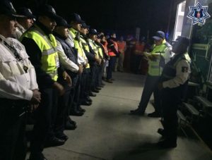 La Policía Vial del Estado desplegó el operativo durante el fin de semana.