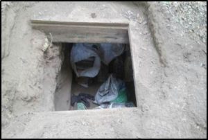 Localizan en una cisterna 177 paquetes de heroína de un kilogramo cada uno.