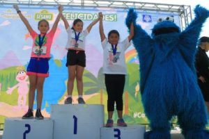 822 competidores entre dos y 14 años participaron de acuerdo con su edad.