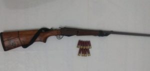 Pedro Antonio RR, de 21 años, portaba un arma larga sin licencia.