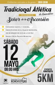 La cita es este sábado 12 de mayo a partir de las 08:00 horas.