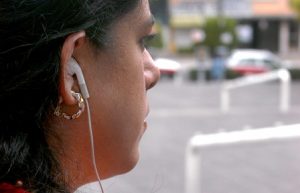 Uso de audífonos