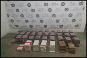 Transportada en un tracto camión