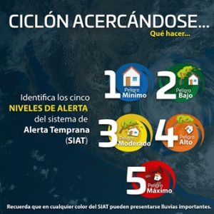 Se mantiene la zona de vigilancia desde Tecpan de Galeana, Guerrero, hasta Laguna de Chacahua, Oaxaca.