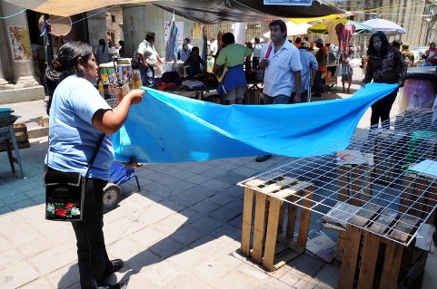 Exigen ambulantes al Ayuntamiento capitalino “espacios dignos” para vender