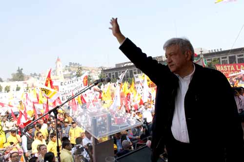 Concluye AMLO gira en Estado de México; dice no a alianza PAN –PRD 