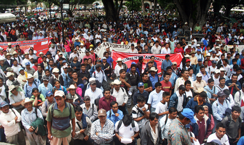 Suspende Antorcha Campesina marcha a Segob