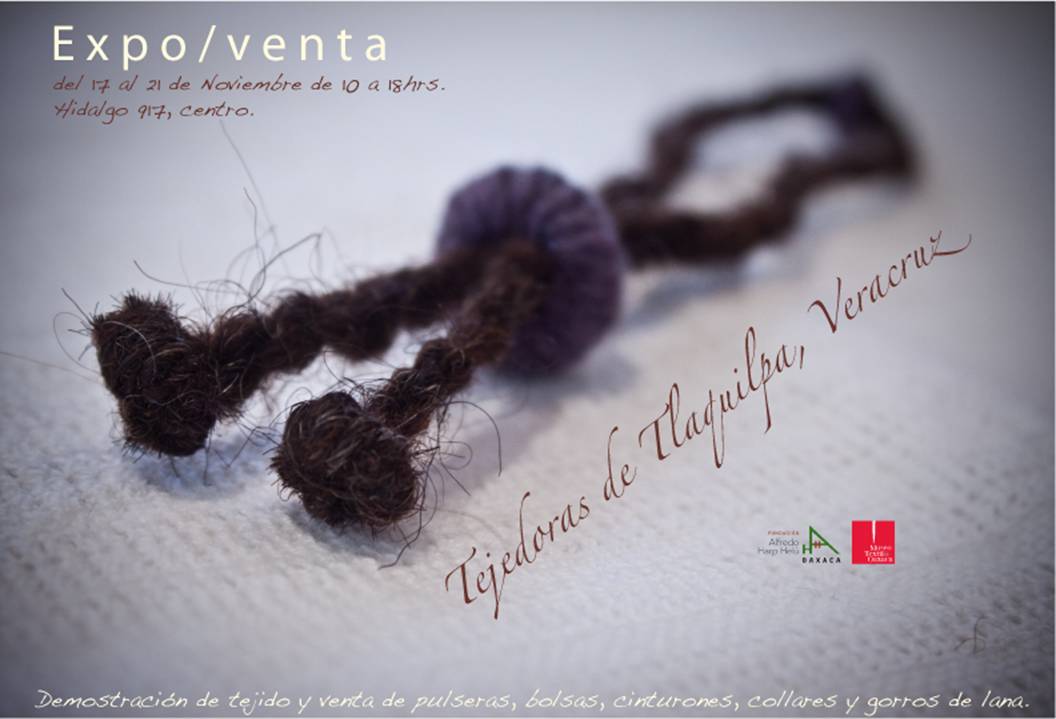 Expo-venta textiles en el Museo Textil de Oaxaca