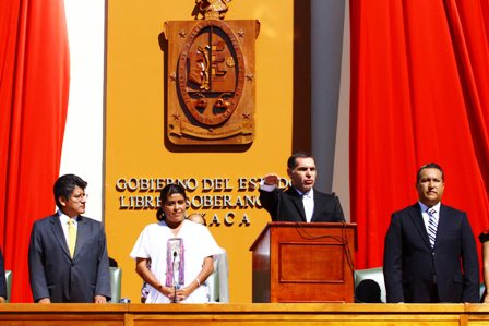 Rinde protesta Gabino como Gobernador de Oaxaca