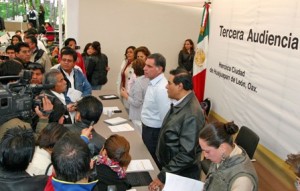 Tercera audiencia pública en Huajuapan de León