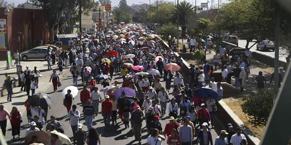 En Oaxaca falsa democracia, régimen autoritario y terror el de Gabino Cué: Sección 22 del SNTE