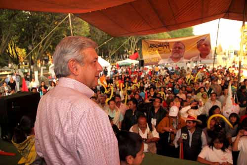 Alianza entre la izquierda y no con la derecha en el Edo. de México: López Obrador