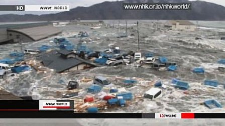 Tsunami provocó ola de 38 metros que arrazó la ciudad de Iwate, en Japón