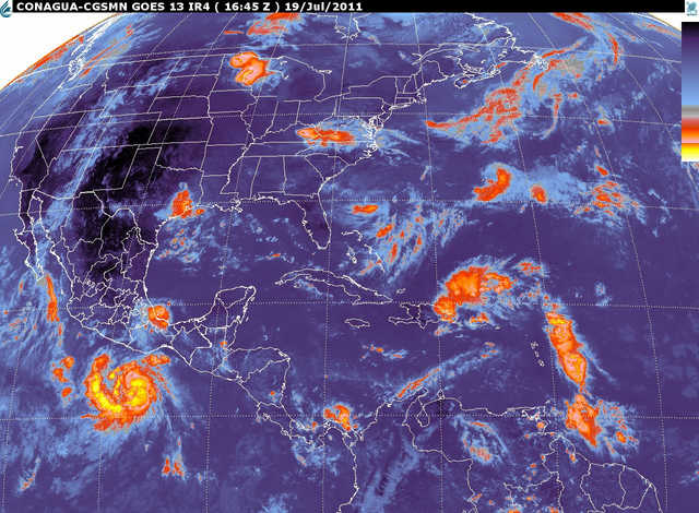 Tormenta tropical “Dora” al Sur del Golfo de Tehuantepec: SMN