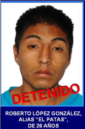 Detenidos cinco delincuentes de “Los Patas”, operaban en el Edomex: PF
