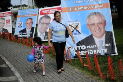 Va segunda vuelta en Guatemala para elegir presidente