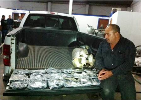 Policía federal asegura más de 20 kilos de heroína, en Sonora