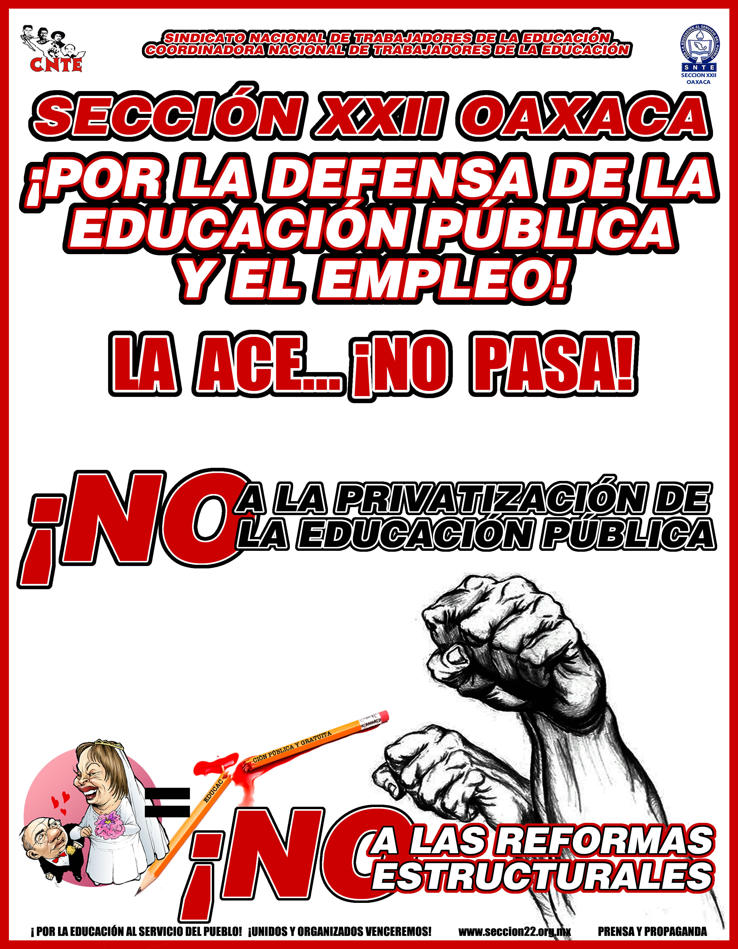 Entrega Sección 22 propuesta para Transformación de la Educación de Oaxaca