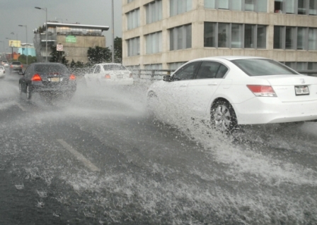 Lluvia generalizada en el Distrito Federal