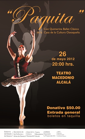 Paquita, presentación de Quimerina Ballet Clásico de la CCO