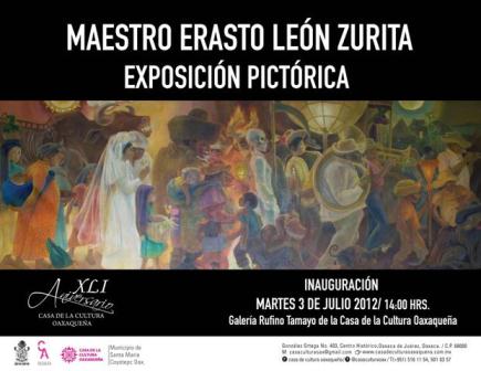 Exposición Pictórica de Erasto León Zurita