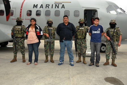 Preso operador de “Los Zetas” en Campeche; acción conjunta de Marina y PGR