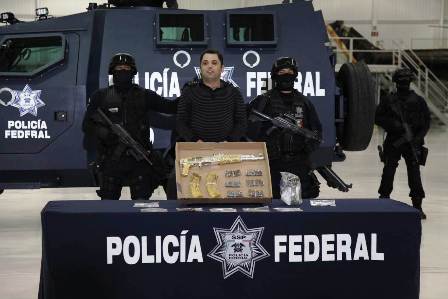 Apresa Policía Federal a Ramiro Pozos González, alias “El Molca”, fundador del grupo criminal “La resistencia”