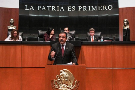 Propone Eviel Pérez Magaña en el Senado ley de pensión única por vejez