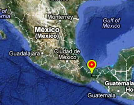 Se registra sismo de 5 grados richter con epicentro en Matías Romero, Oaxaca