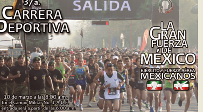 Celebra Sedena Tercera Carrera Deportiva “La Gran Fuerza de México”