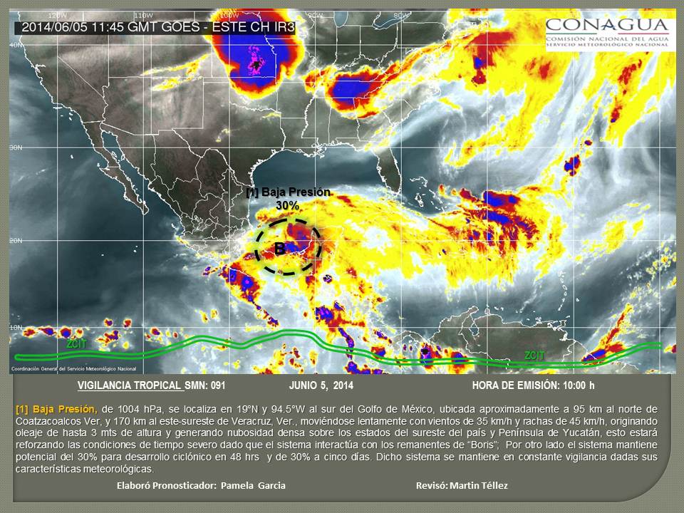 Lluvias torrenciales en Veracruz e intensas en estados del oriente, sur y sureste