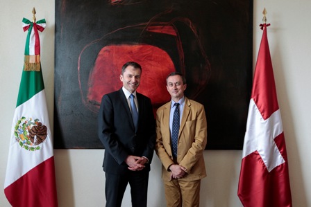 Embajador mexicano - Subsecretario del Ministerio de Exteriores de Suiza