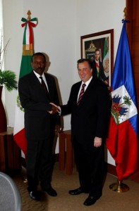 Embajador de Haití en México - Canciller mexicano