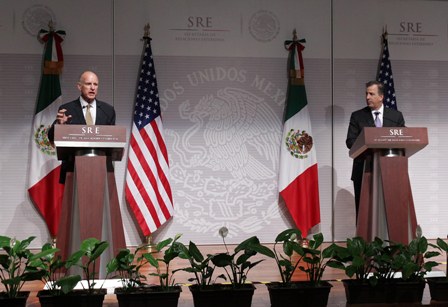 Gobernador de California - Canciller mexicano