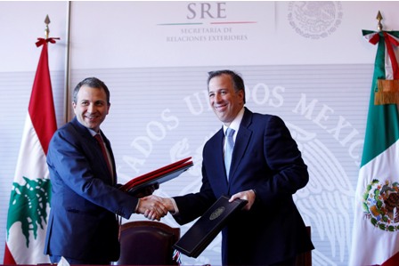 Acuerdan México y Líbano fortalecer sus vínculos comerciales y de inversión