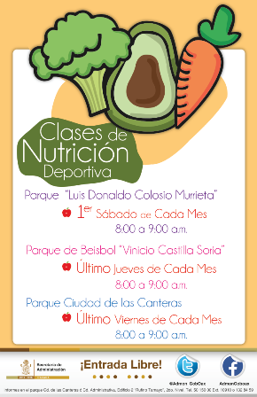 Imparten clases de nutrición en parque de beisbol y Ciudad de las Canteras, en Oaxaca