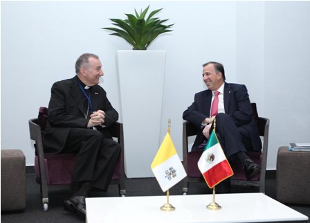 Acuerdan México y la Santa Sede ampliar espacios de colaboración