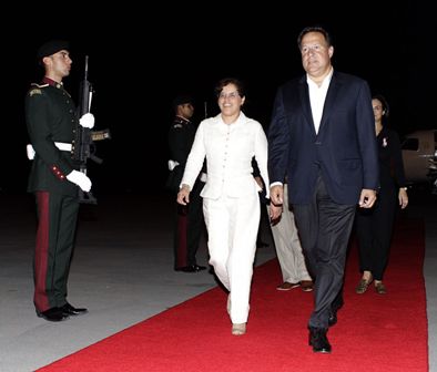 Llega presidente de Panamá a Cancún para participar en el Foro Económico Mundial