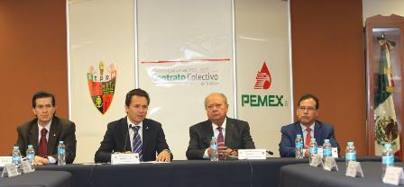 Instalan Pemex y el STPRM mesa de negociación para la revisión del Contrato Colectivo de Trabajo 2015-2017