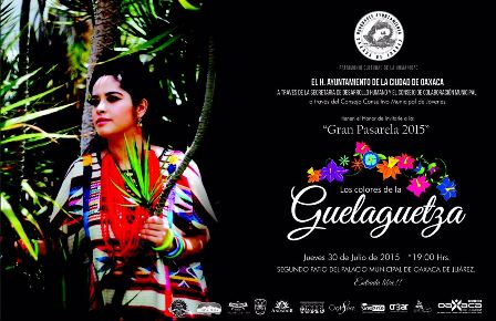 Realizarán pasarela “Los colores de la Guelaguetza” en el Palacio Municipal de Oaxaca de Juárez