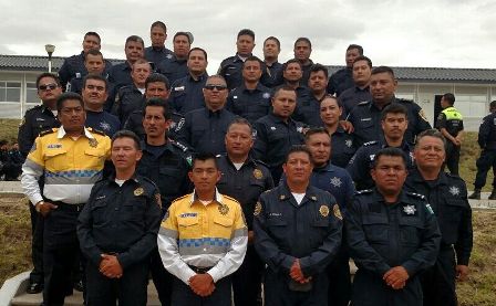Participan mandos policiales de Oaxaca en diplomado de especialización en Puebla