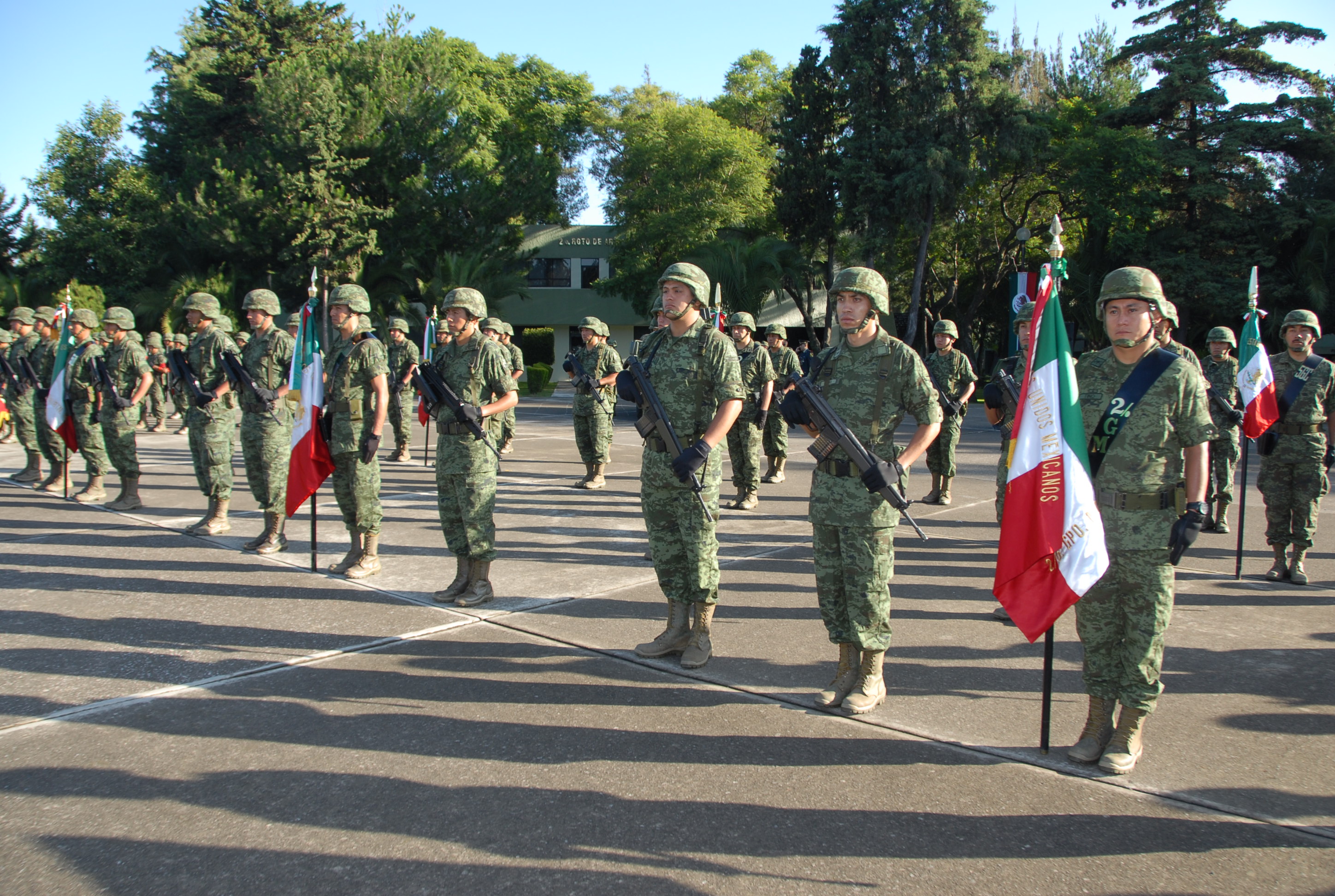 Ejército Mexicano celebra el LX Aniversario de la segunda Brigada de Infantería Independiente