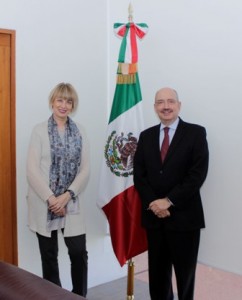 Fiplomática europea - embajador mexicano