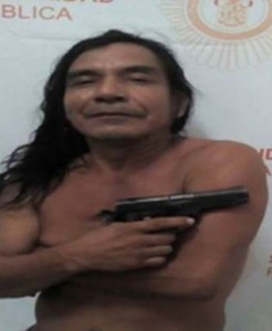 José Ambrosio Sánchez detenido con un arma de fuego