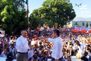 Toma de protesta de Alejandro Murat como candidato al gobierno del estado 