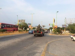 El miedo se apoderó de las calles de Juchitán ayer martes