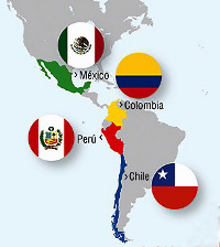 Chile, Colombia México y Peru