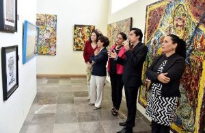 Exposición pictórica en Congreso de Oaxaca