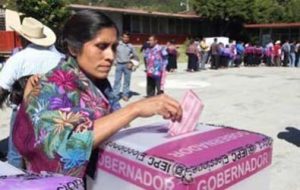 Garantizar derecho de las mujeres a votar y ser votadas